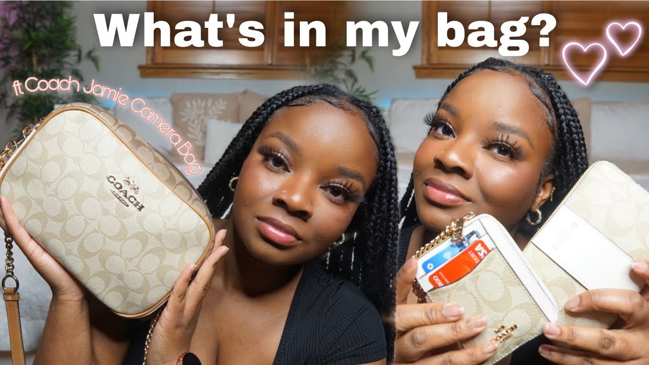 What's in my bag? Ft Coach Jamie Camera Bag + Updated Review