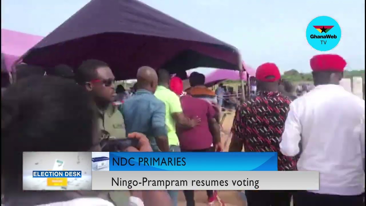 NDC primaries: Ningo-Prampram resumes voting