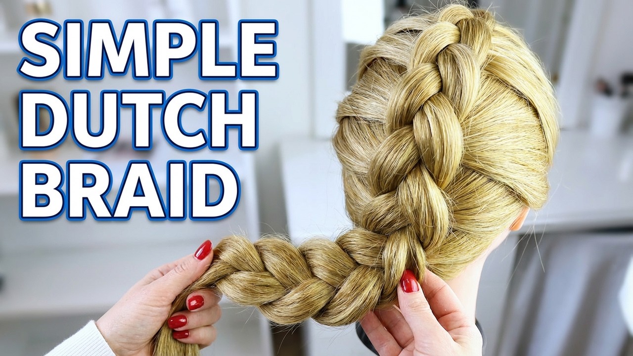 Mastering a SIMPLE yet BEAUTIFUL Braid for Long Hair | Treccia Olandese Semplice per Tutti i Giorni