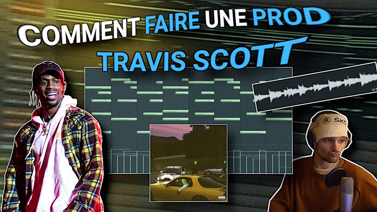 FAIRE une INSTRU avec GUITARE pour TRAVIS SCOTT | Tuto TYPE BEAT FL Studio