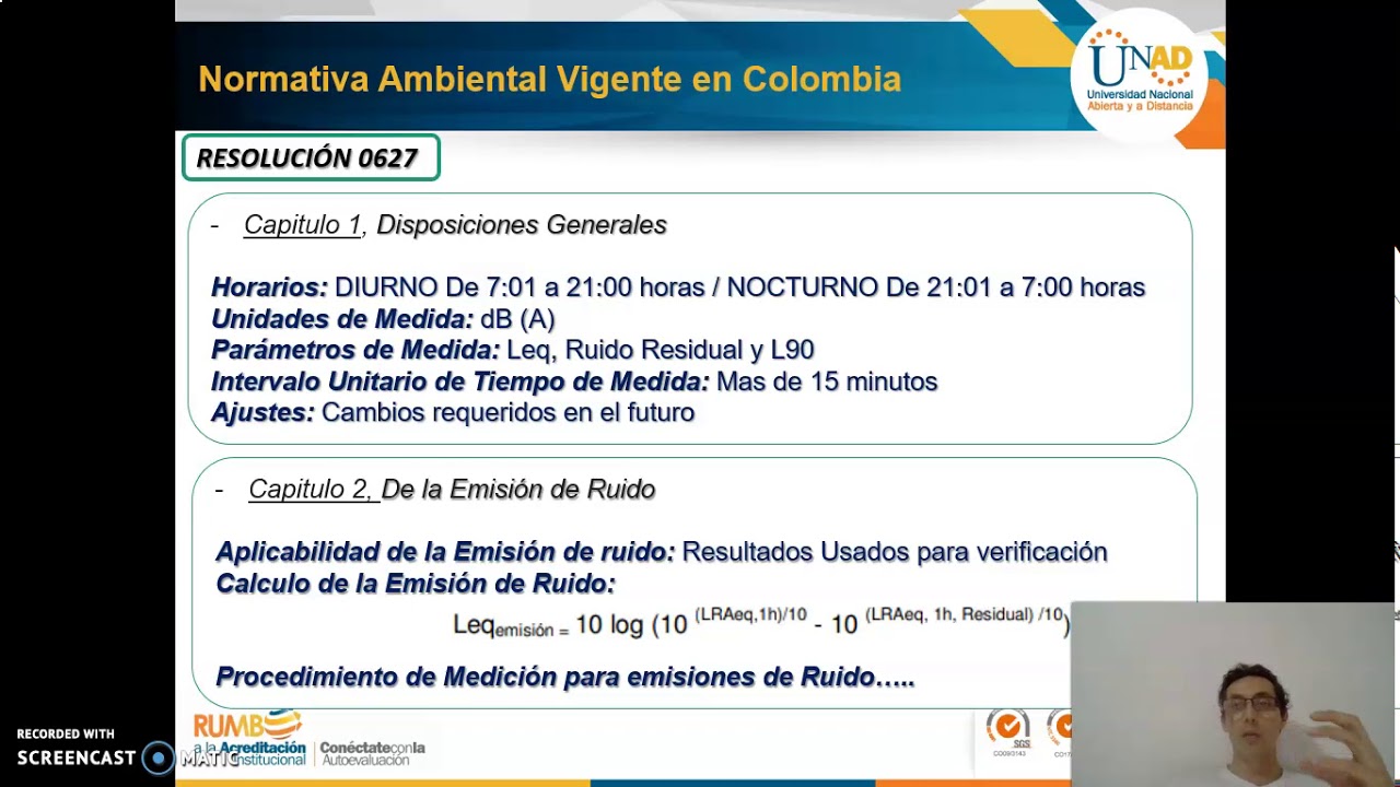 Normativia Ruido en Colombia - UNAD