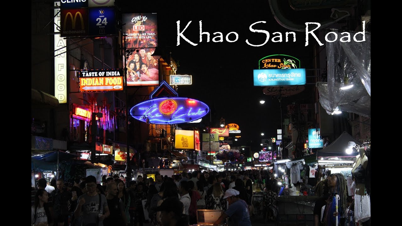 Khao San Road - The most insane street in Bangkok in one shot