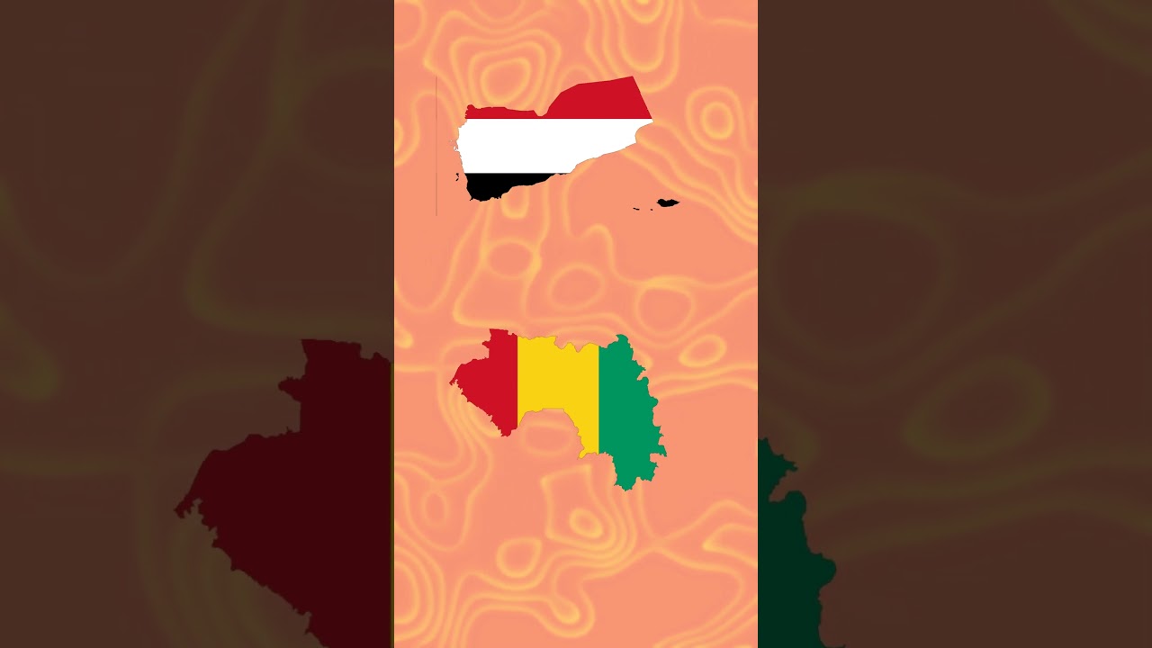 Yemen or Guinea: Who's Larger? 🗺️🤔 #quiz #guessthecountry
