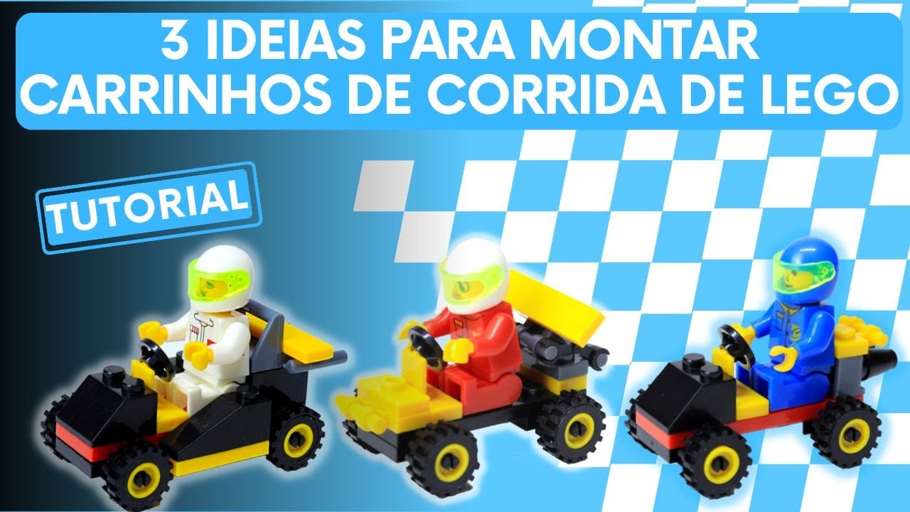 Carros de corrida de lego | 3 modelos | TUTORIAL