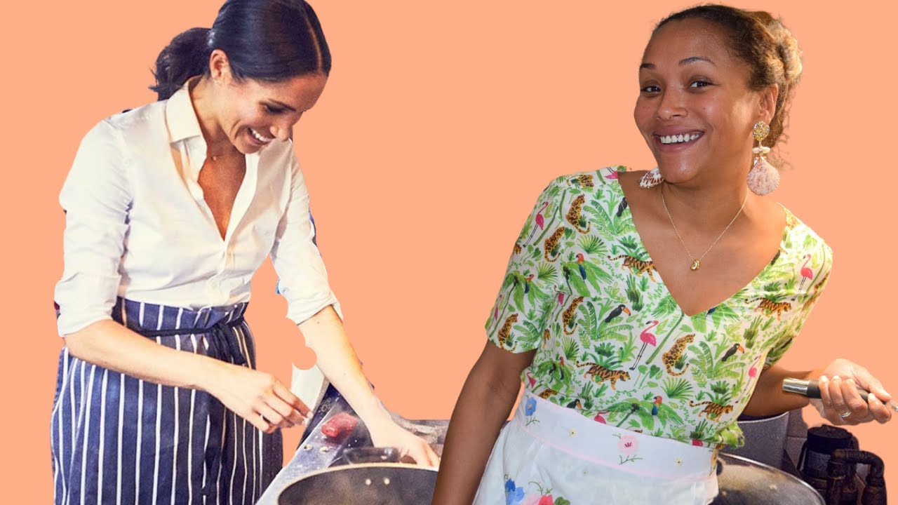 COOKING WITH MEGHAN SPOOF: Lilibet's Start Up Company |Caribbean Fish Tea is Piping Hot|
