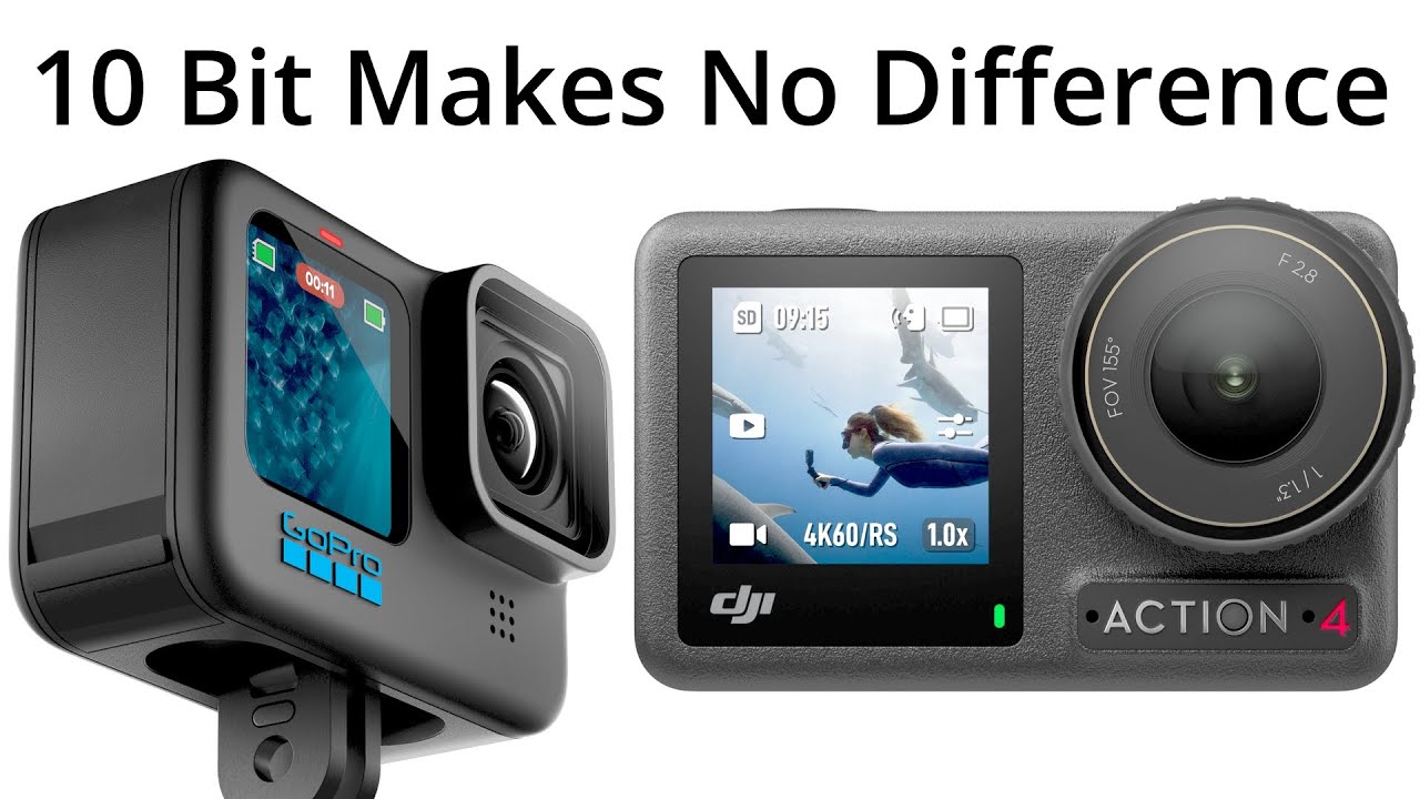 8-bit vs 10-bit On A GoPro Hero 11 makes no difference and this is the same with the DJI Action 4