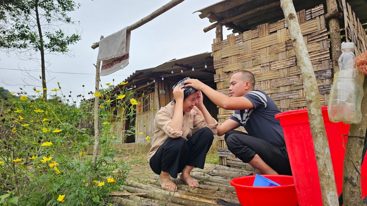 Tieu Nha's leg is gradually recovering - special attention from CEO Hai beautiful love