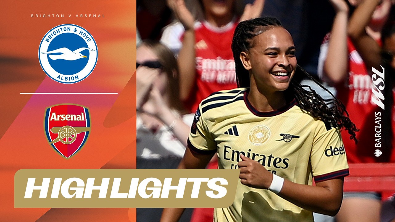 19-летняя футболистка забивает в дебютном матче! Обзор матча Brighton & Hove Albion &mdash; Arsenal | B...