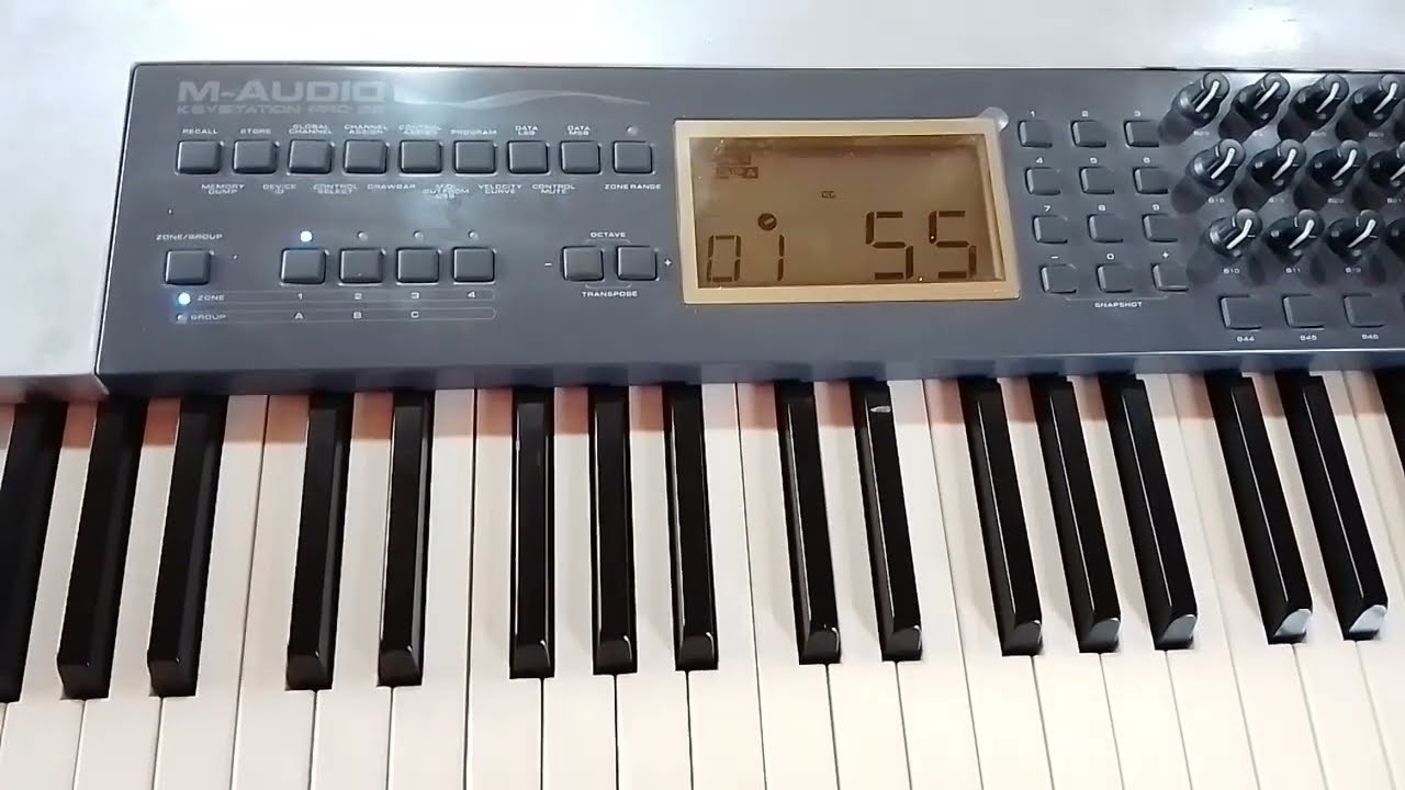 M audio Keystation Pro88  ¿Qué Funciones Cumplen cada botón?