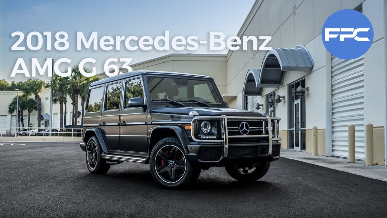 *SOLD* 2018 Mercedes-Benz G63 AMG in designo Night Black Magno w/ ONLY 36,749 Miles!!