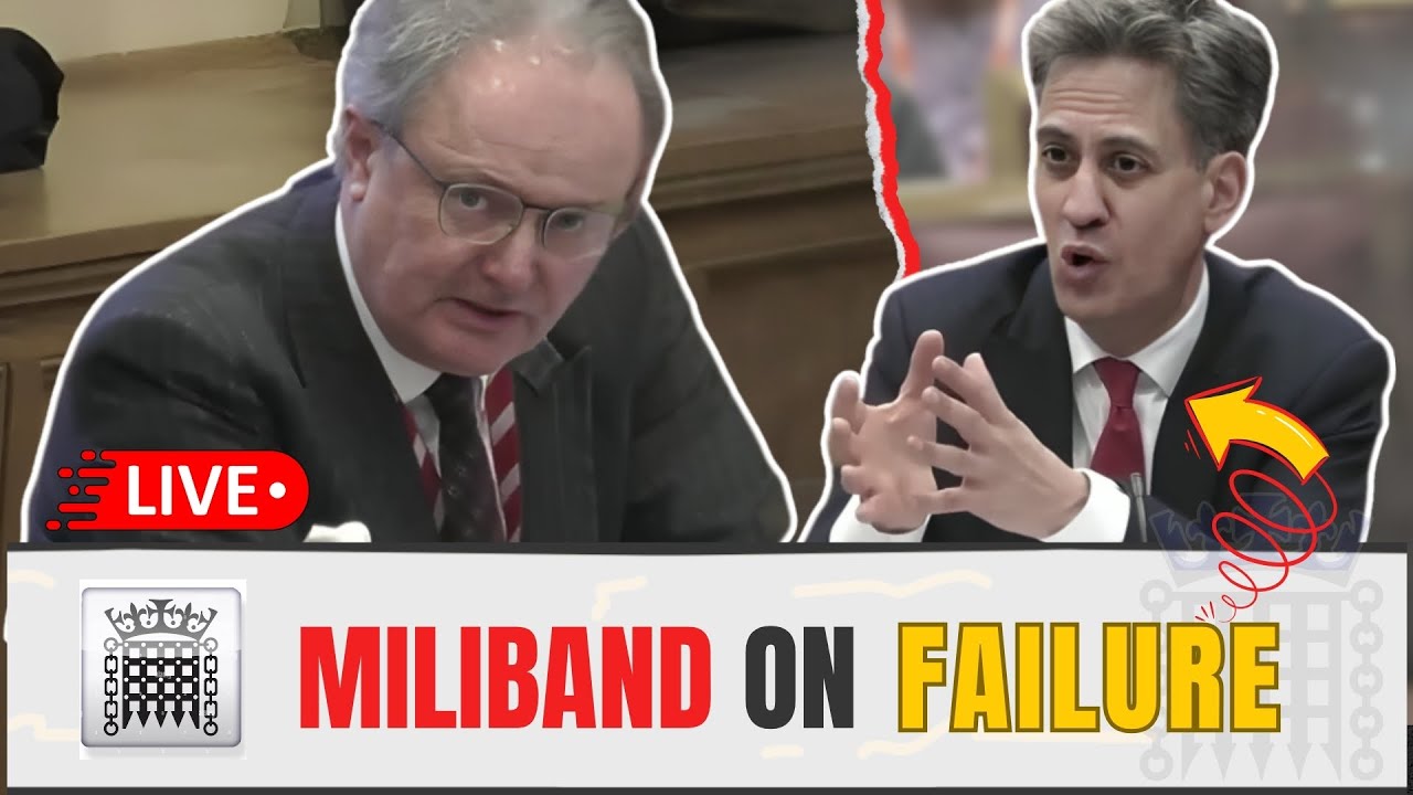 Ed Miliband BRUTALLY GRILLED on CLIMATE FAILURE in LIVE COMMITTEE TV QUESTION