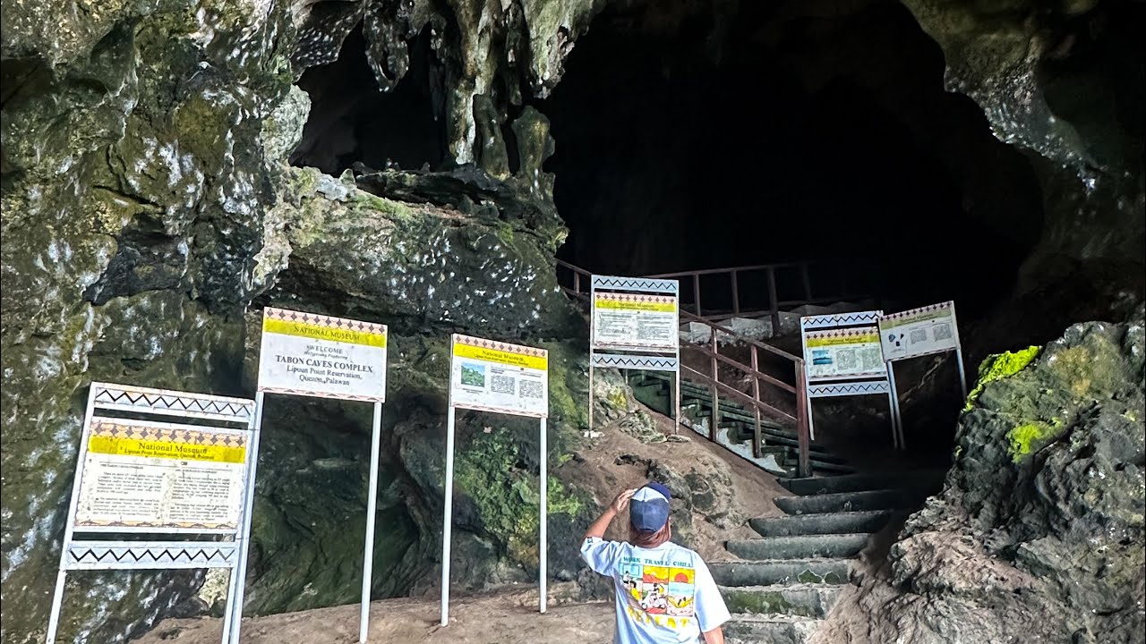 ONE OF THE HISTORICAL PLACE IN PALAWAN - TABON CAVE