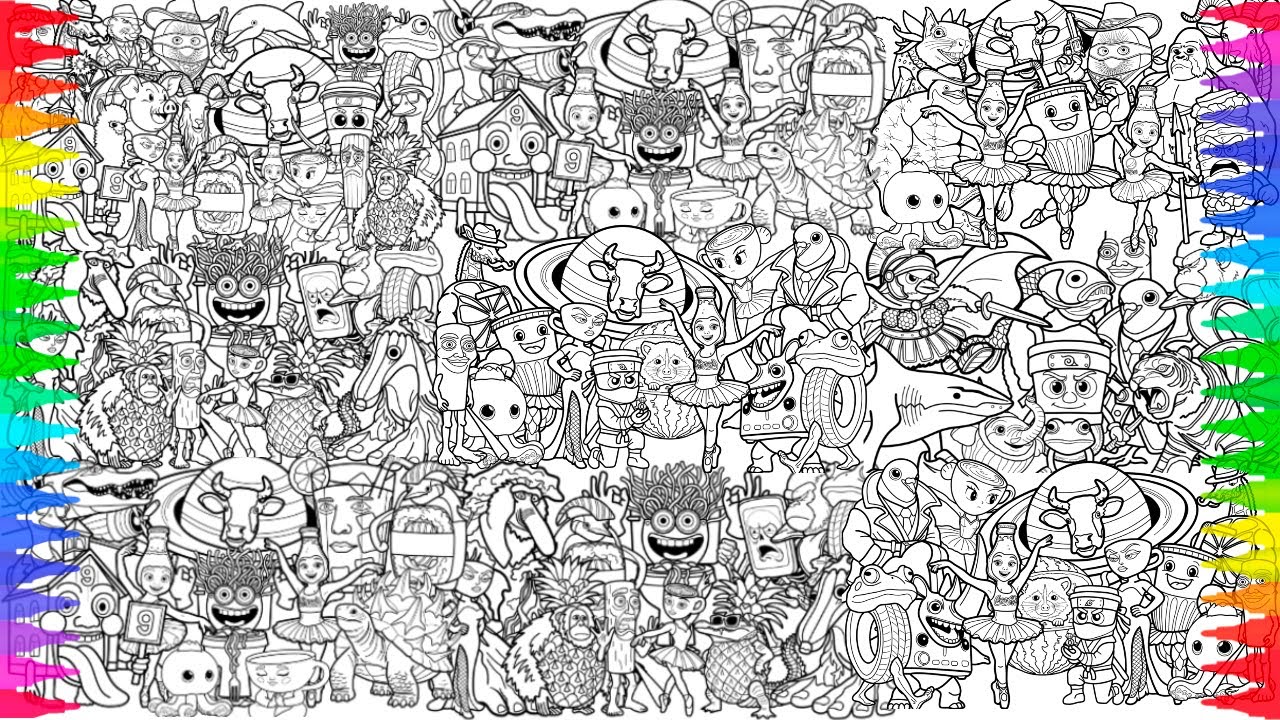 TOP All Italian Brainrot Animals New Big Coloring Book / How to Color All Popular BRAINROT MEMES
