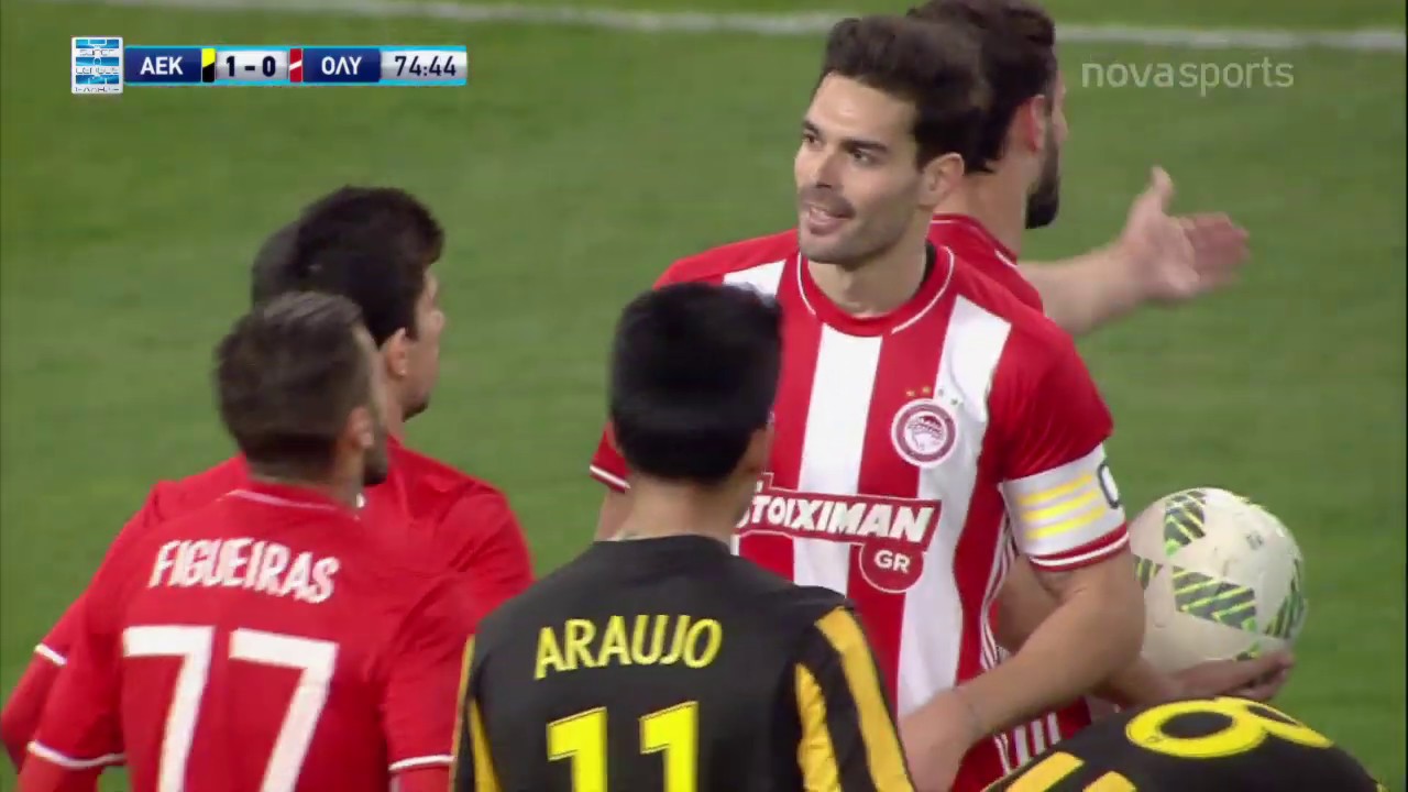 ΑΕΚ - ΟΛΥΜΠΙΑΚΟΣ (1-0),- 19/02/2017