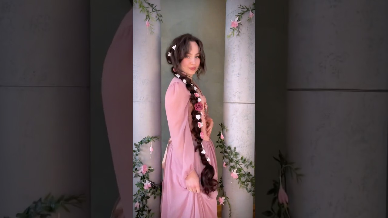 Part 2 of my fantasy hairstyle series. Which character or aesthetic should I do next? 🫶🏻 #rapunzel