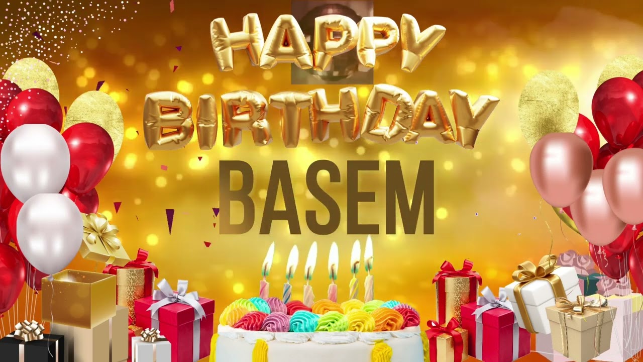 Basem - Happy Birthday Basem