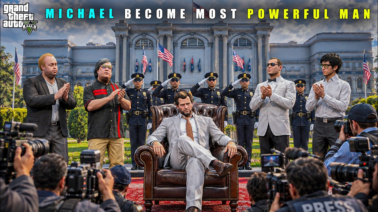 GTA 5: MICHAEL BECOMES THE MOST POWERFUL MAN IN LOS SANTOS || BB GAMING