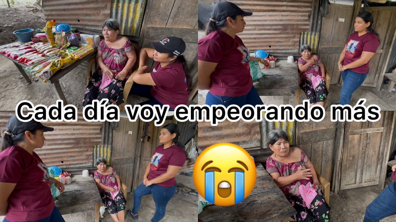 🟣Que tristeza nos da verla en la situación que está 🥹💔