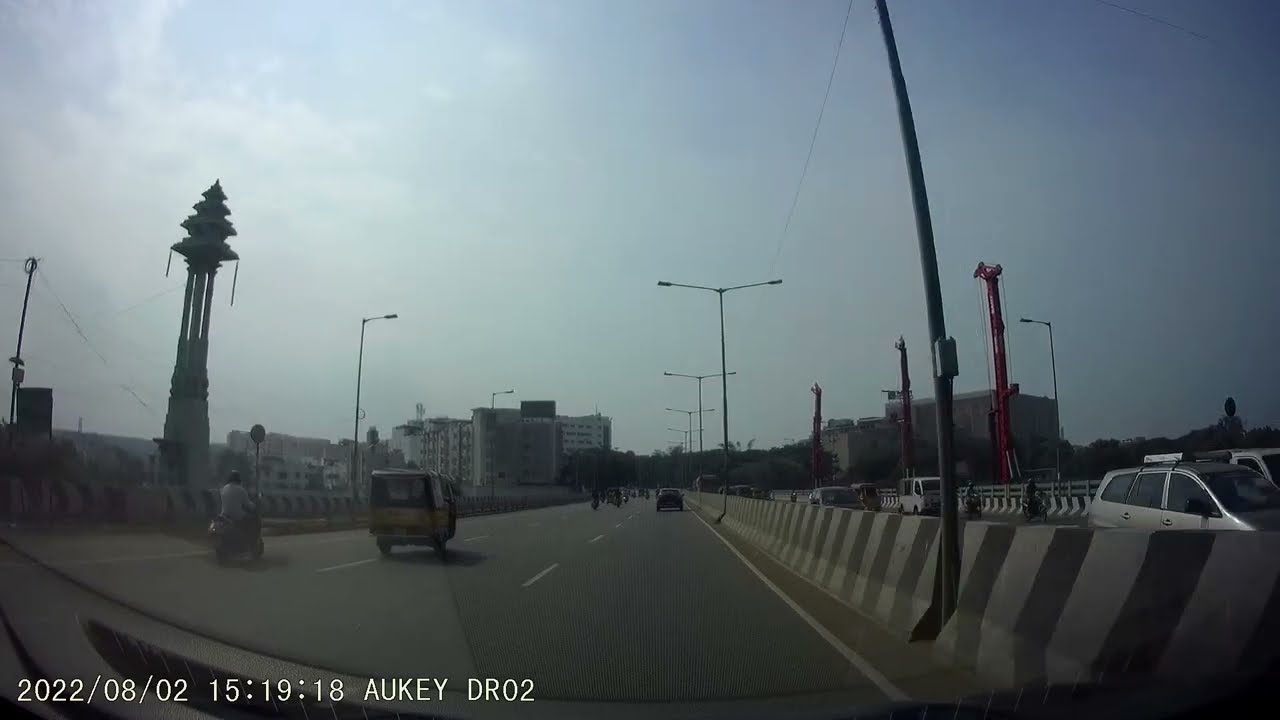 Chennai metro phase 2 line 5 work at Adyar river near MIOT hospital