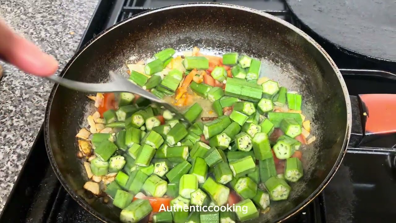 How to make simple okra.