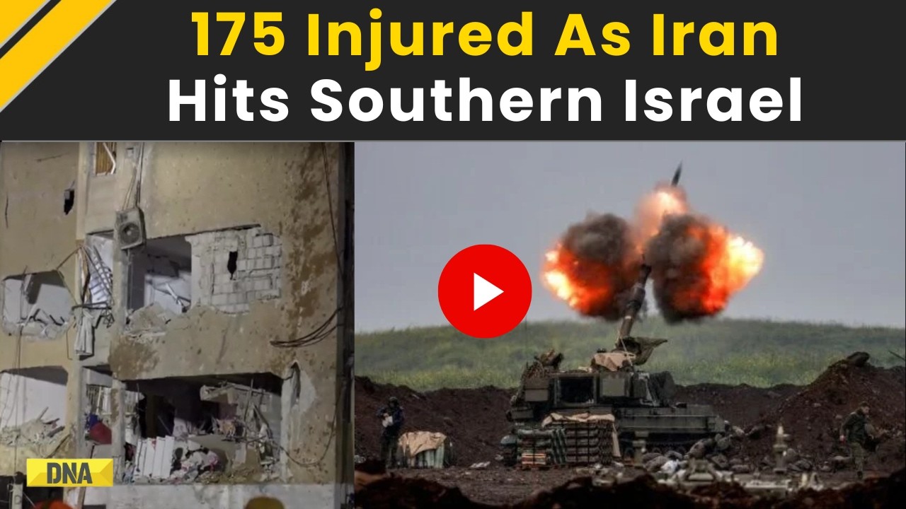 Iran Israel War: Iran Missile Attacks Injure 175 In Israel's Southern Cities | Israel Iran War
