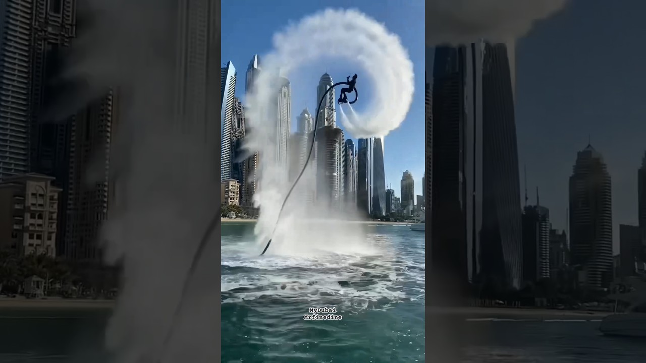 Adventures things to do in Dubai #flyboarding #dubai