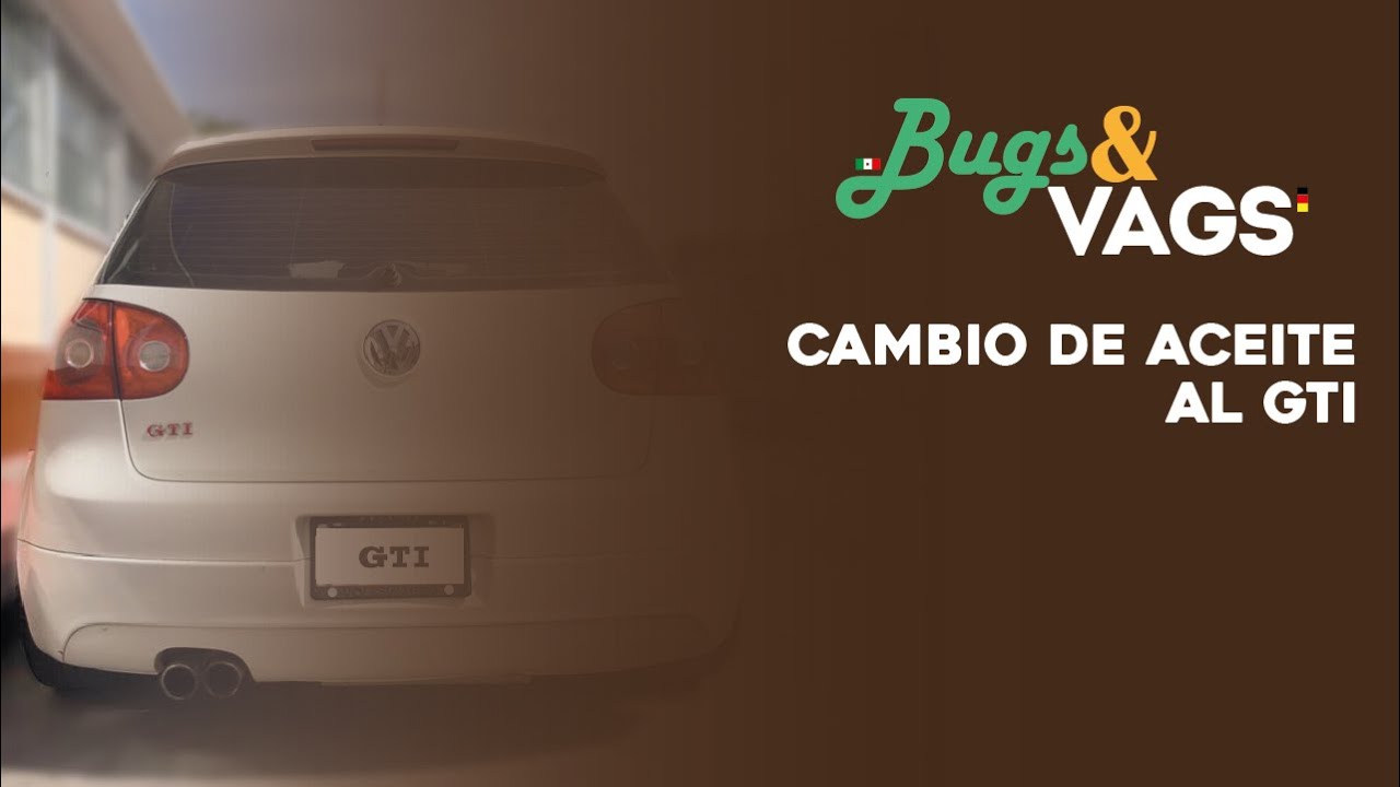 Cambio de aceite GTI Mk5 motor 2.0 FSI turbo