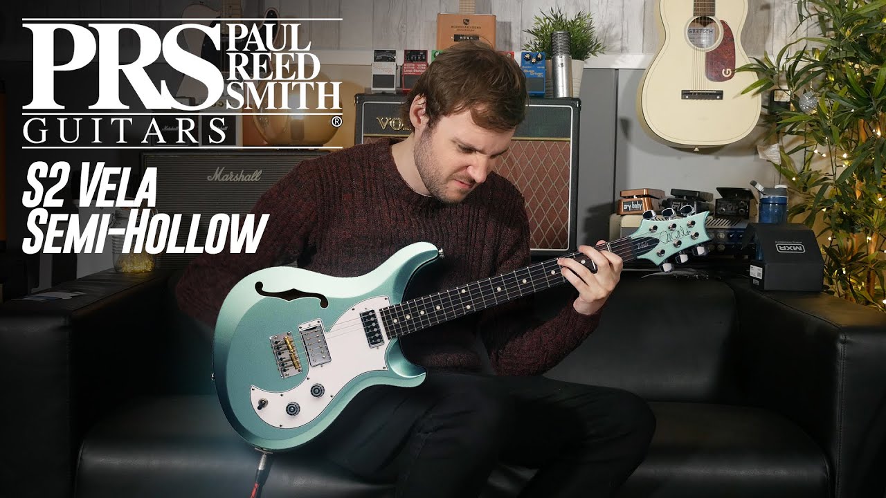 PRS S2 Vela Semi-Hollow, Frost Green Metallic