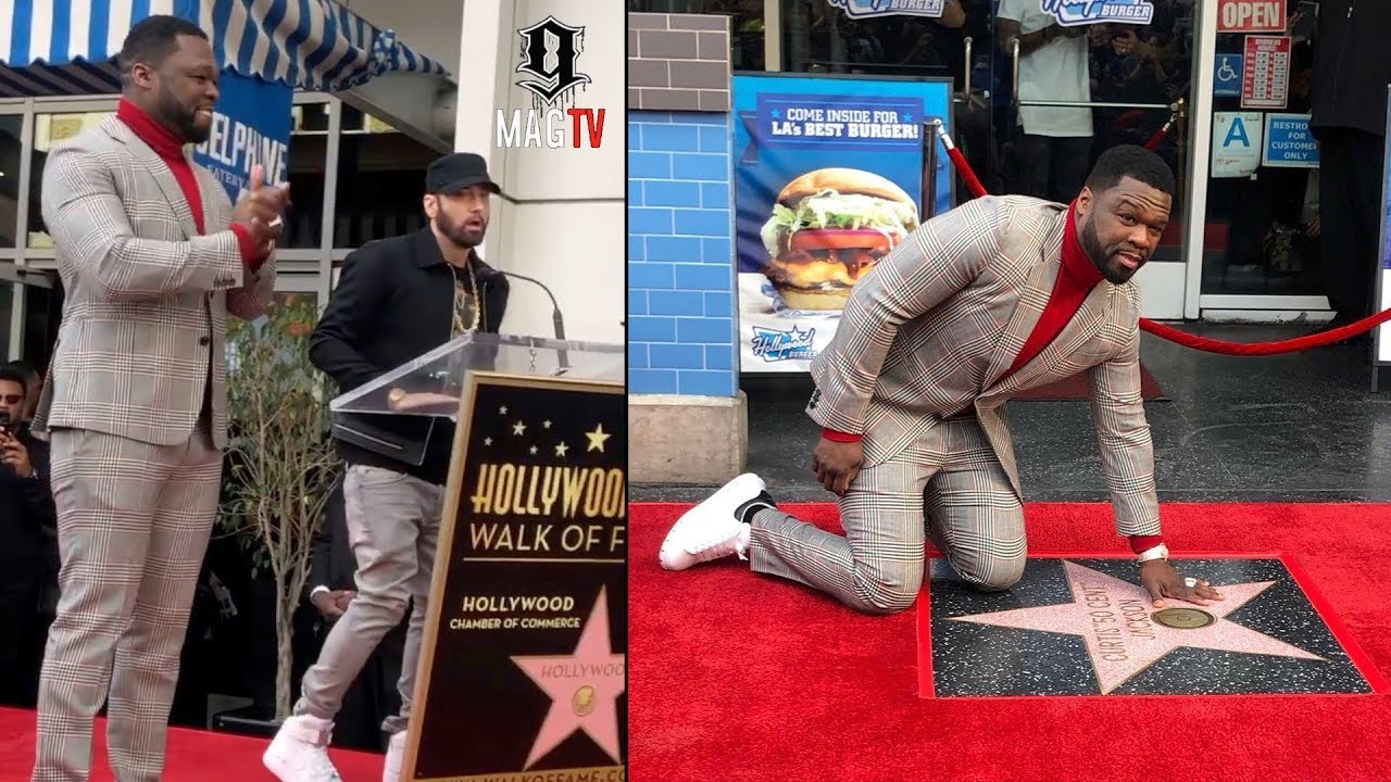 Eminem Speaks At 50 Cent Walk Of Fame Ceremony! ⭐️