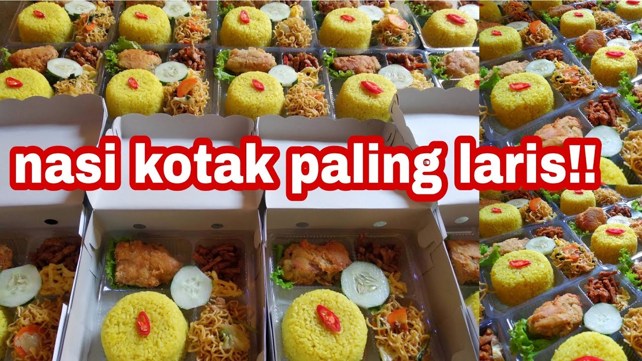 Menu nasi kotak Rp 15.000 paling laris!! Isian lengkap dan estimasi bahan