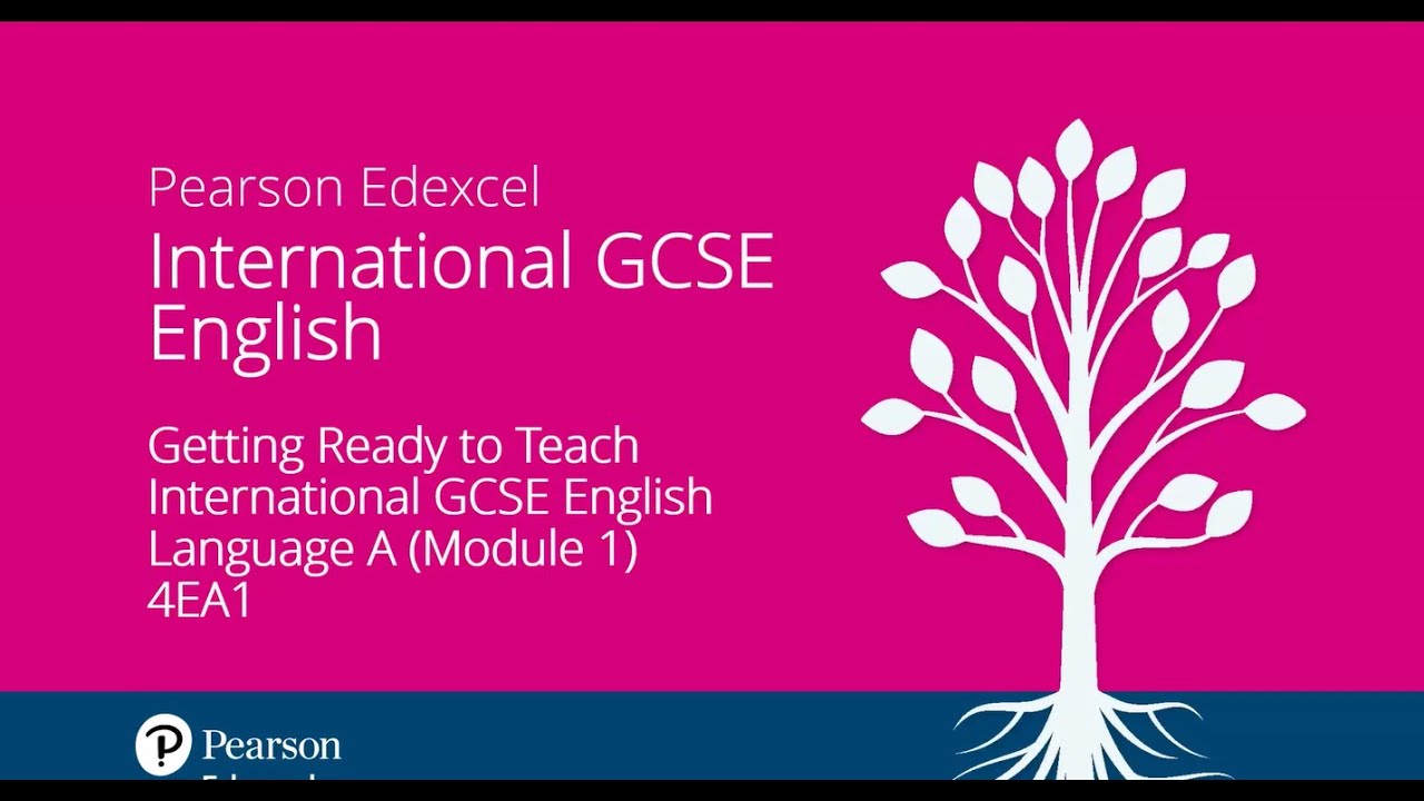 Getting Ready to Teach Pearson International GCSE English Language A (Module 1) - September 2024