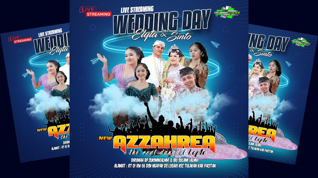 LIVE! AZZAHREA MUSIC  WEDDING SINTO(GENJUNG HM) & ELYTA - LOSARI TULAKAN  - 05 JANUARI 2026