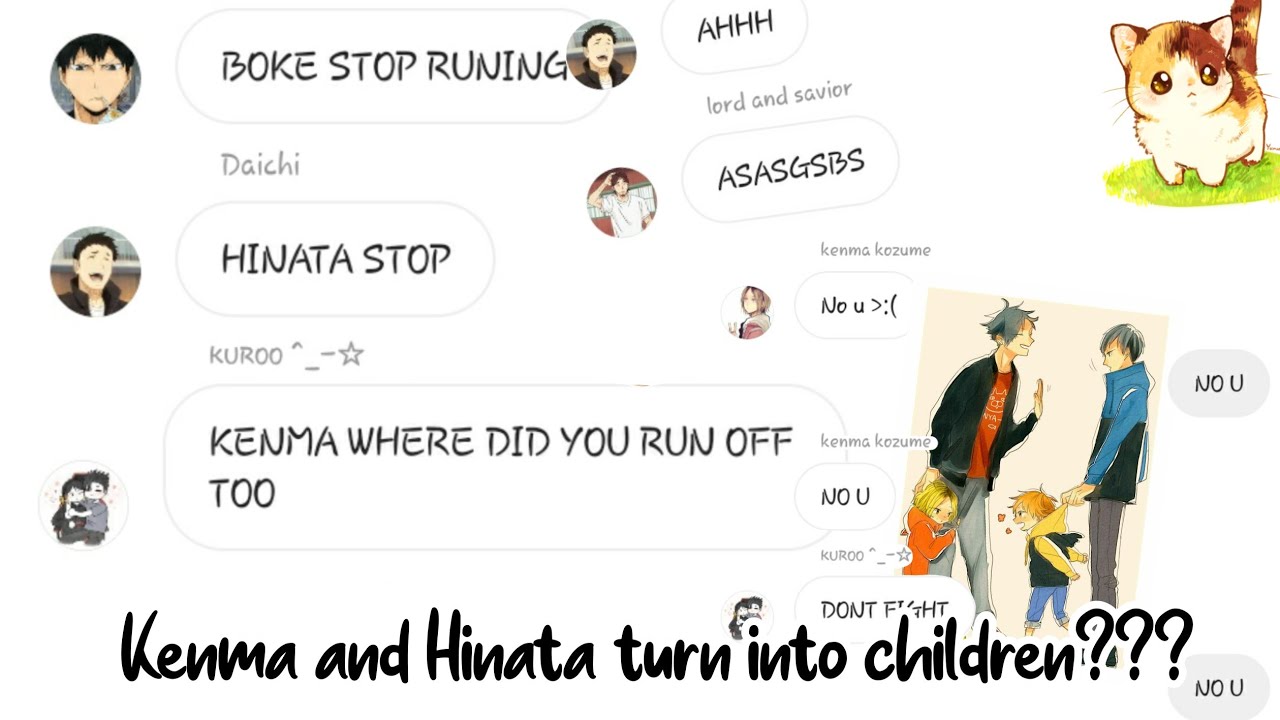Kenma and Hinata turn into children?? //Haikyuu Group Chat\\