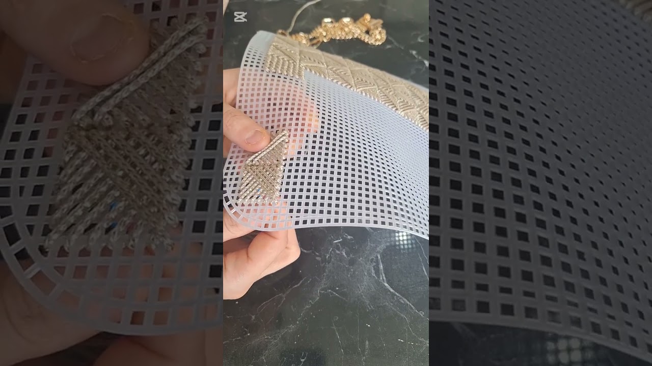 ​Kanvas Çanta Yan Panel Yapımı ve Montajı | How to Join Plastic Canvas Bag Side Panels