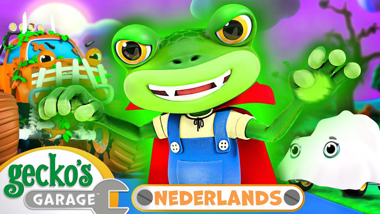 Geen monsters (Halloween) 🎃 | Gecko's Garage Nederlands | Vrachtwagen Cartoons Voor Kinderen