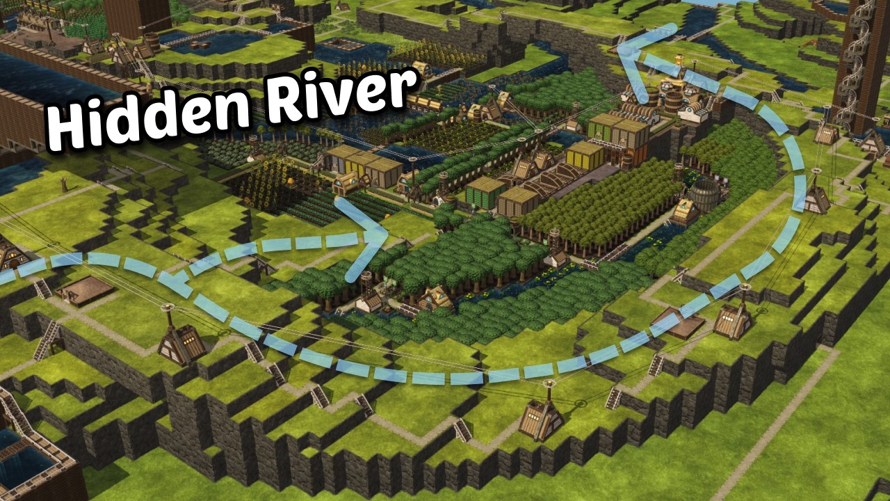 Irrigating the world with hidden rivers - Timberborn - Evergreen #13