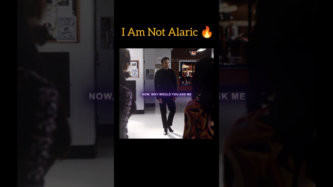 Klaus In Alaric's Body| The Vampire Diaries| The Originals| Legacies