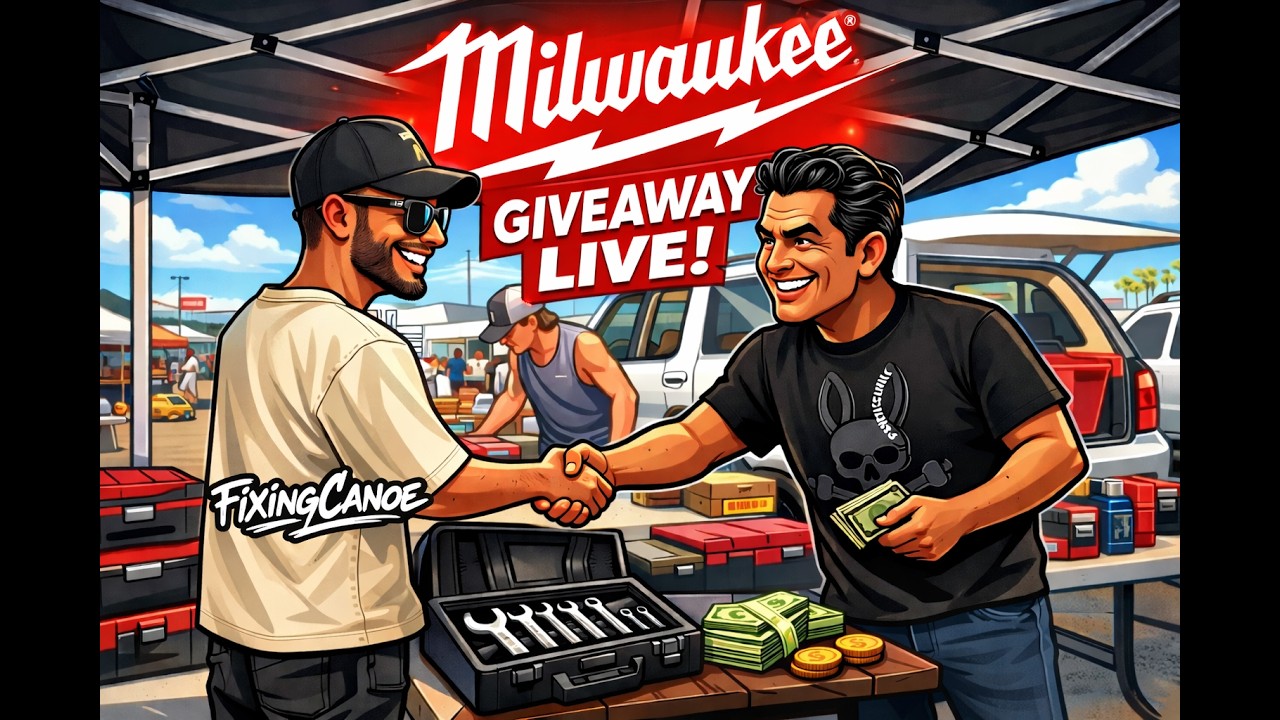 LIVE Milwaukee Tool Giveaway & VIRTUAL Swap Meet!