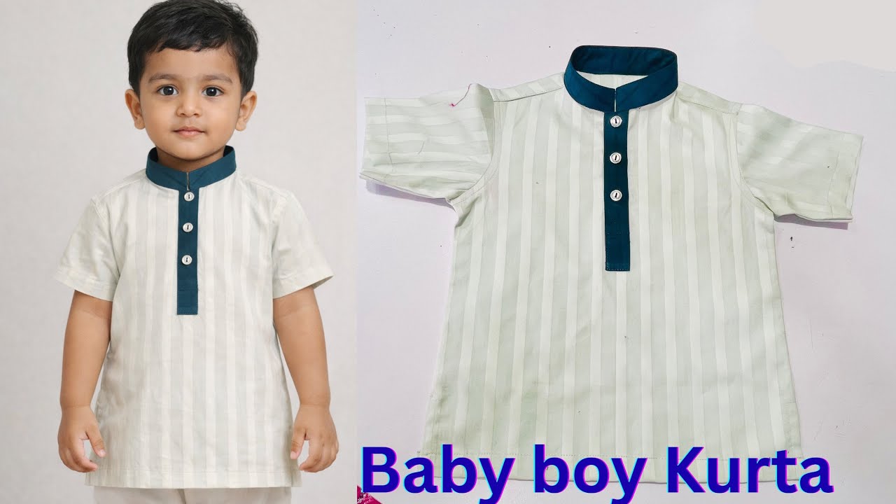 Baby Boy Kurta Cutting & Sewing 2026 | छोटे लड़कों का कुर्ता | 2-5 Years | New design kurta selai 