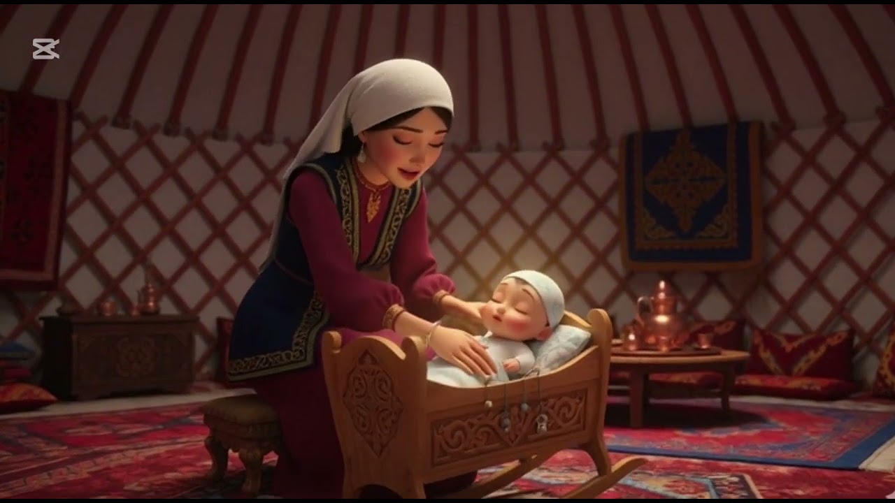 🌙💤 Әлди әлди| 🛏️ Бесік жыры | 🎶 Қазақша балалар әні👶🏻#балаларғаарналғанәндер #бесікжыры 