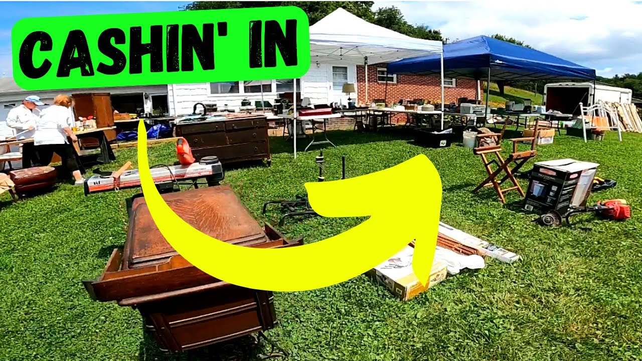 CASHIN' IN ON THE $1000 DOLLAR GARAGE SALE BIN