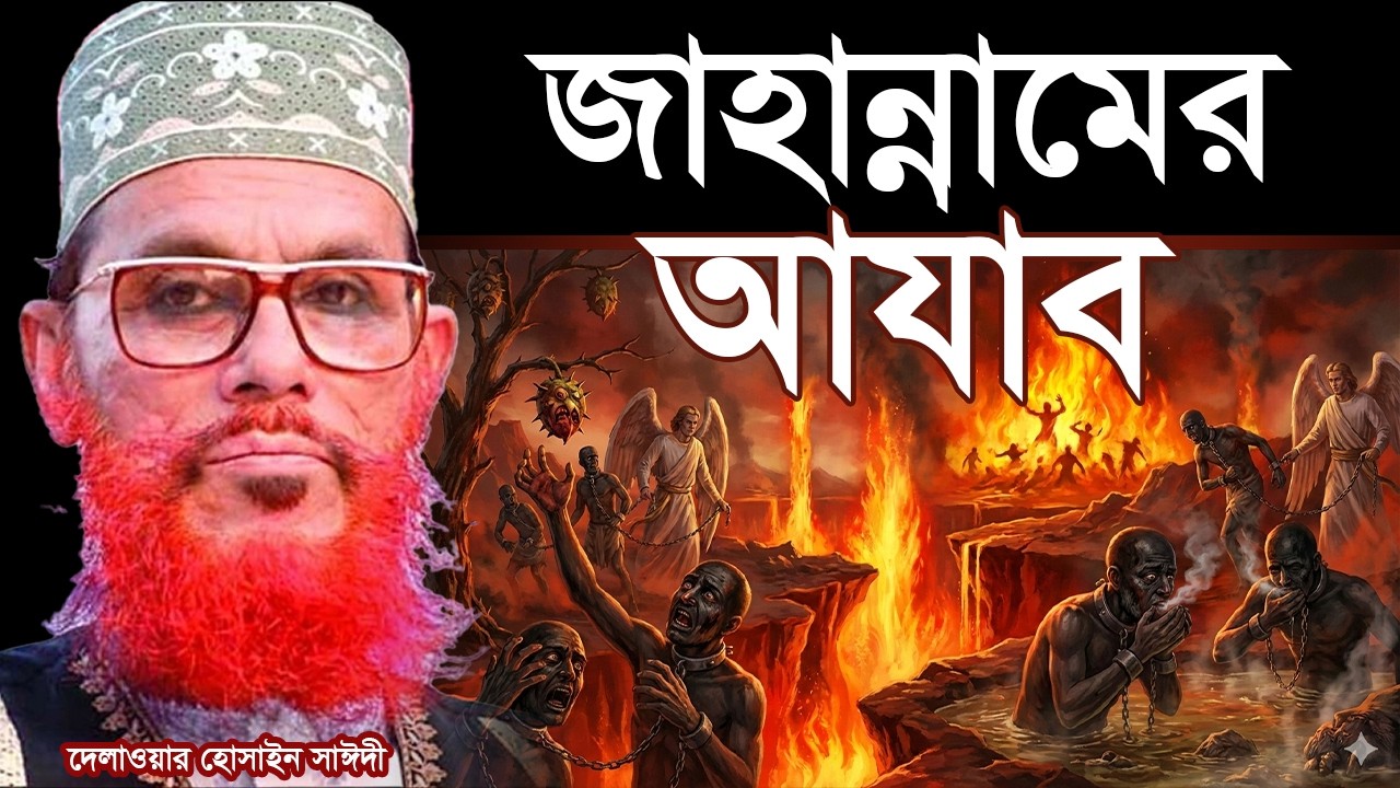 জাহান্নামের ভয়াবহ আযাব, চোখে পানি রাখতে পারবেন না💓Allama Delwar Hossain Saeedi #saidiwaz