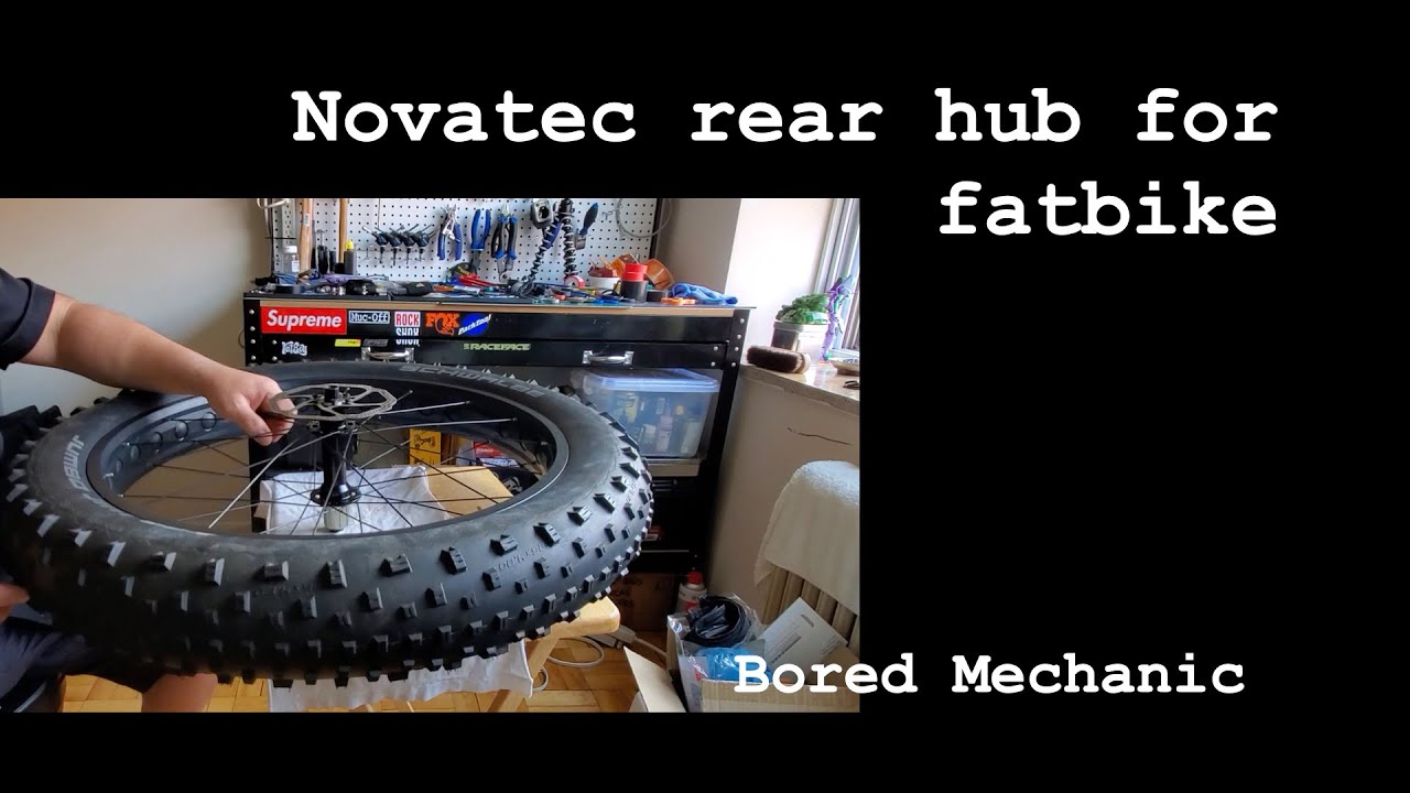 Novatec Rear hub wheel build for fatbike.