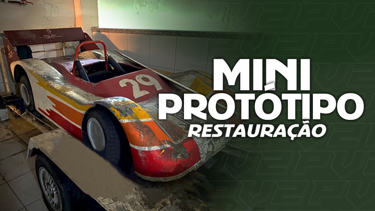 Restauração do mini carro! Exclusivíssimo