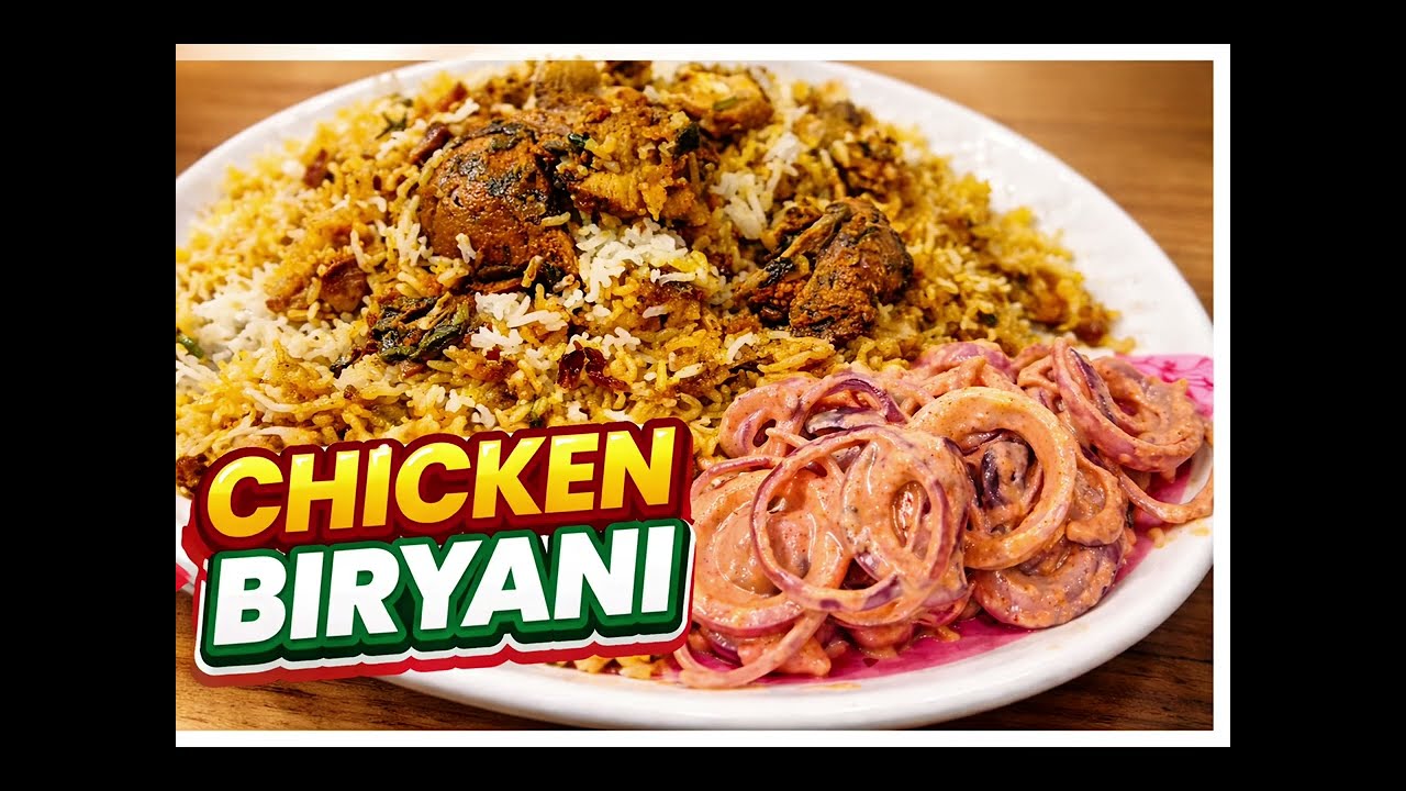 Easy recipe for chicken biryani.. restaurant se bhi achha dum biryani #chickenbiryani #dumbiryani 