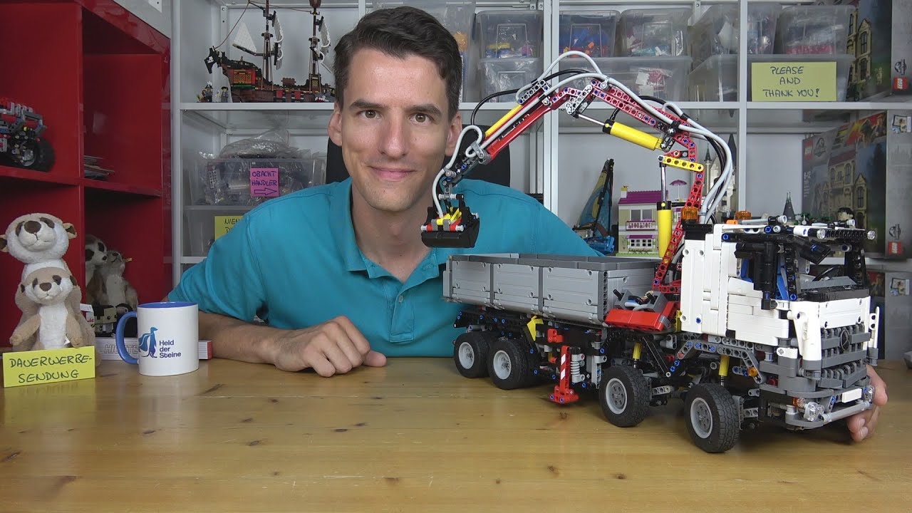LEGO® Technic 42043 RC Umbau - unser Arocs flitzt mit seinen Freunden umher!