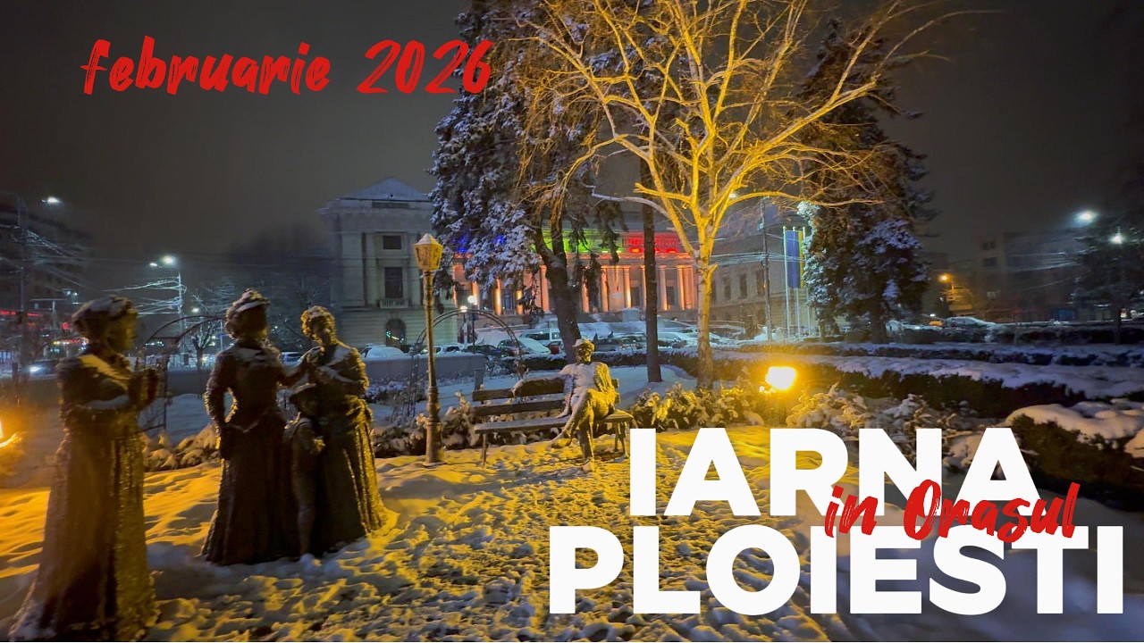 Când așteptam primavara iarna s-a întors și a nins liniștit la Ploiești, 21 februarie 2026 #winter