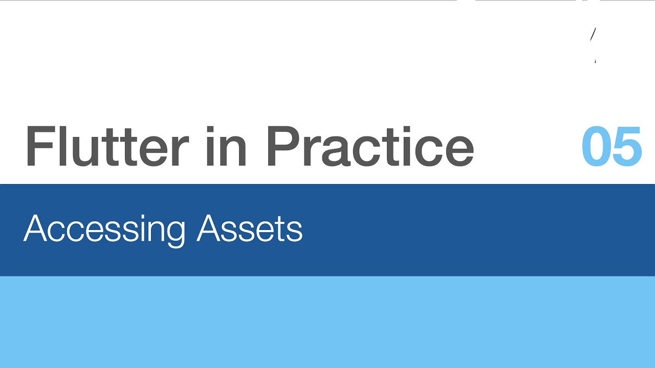 Flutter in Practice - E05: Accessing Assets
