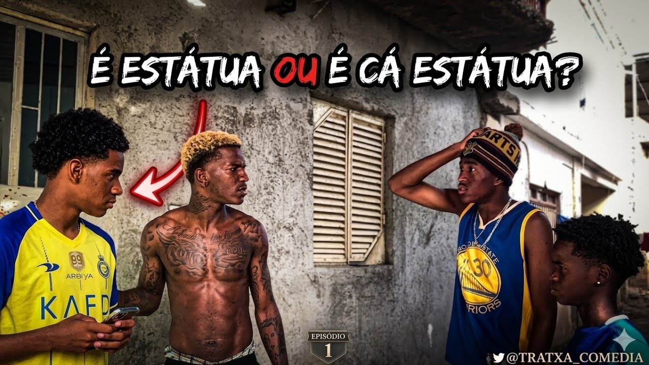 É estátua o é cá estátua ?