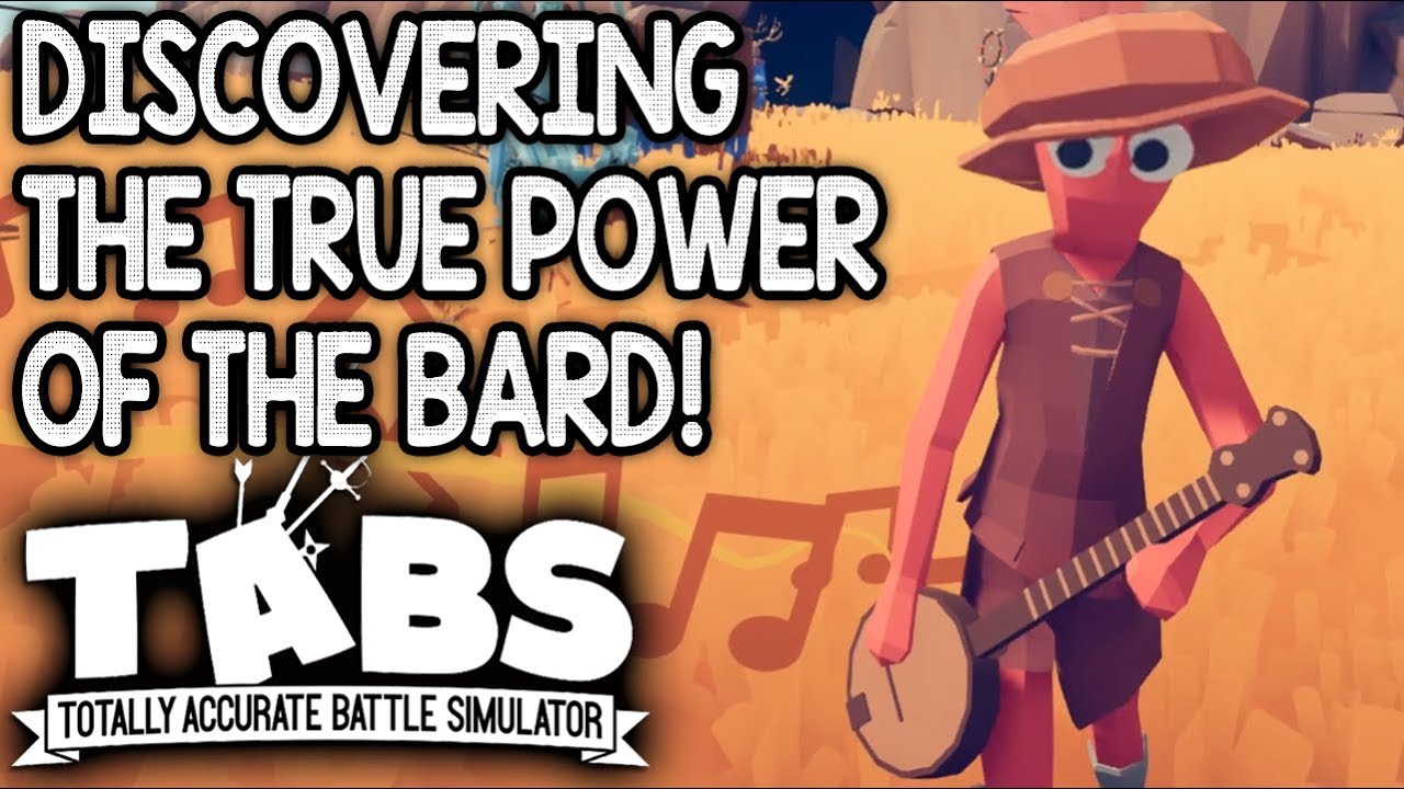 TABS CHALLENGES: BARDS ARE KEY TO VICTORY! -- Totally Accurate Battle Simulator (Steam Early Access)